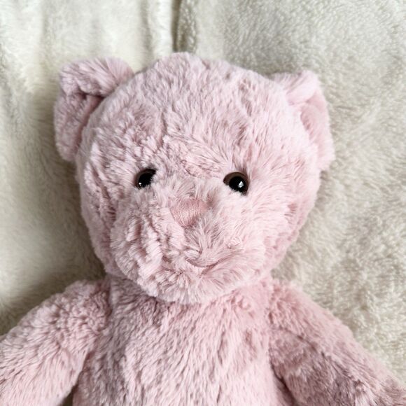 Build A Bear Workshop Pink Make Me Blush Bear 17” Plush Toy Stuffed Teddy - Picture 6 of 6